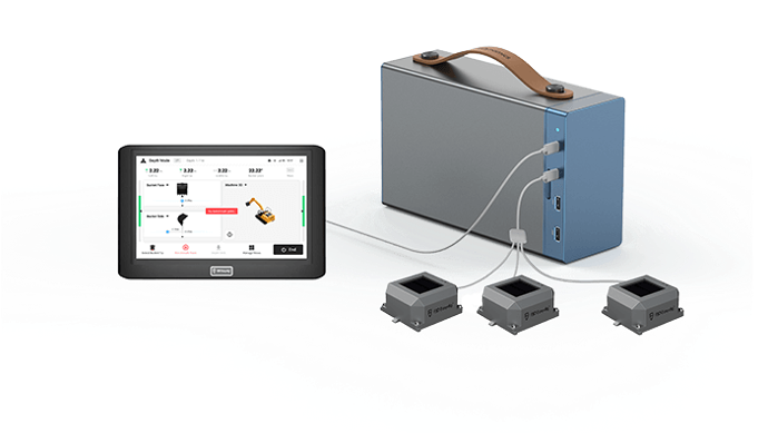 The FJD Portable Charging Station provides an efficient and reliable charging option for FJD Easydig on site, ensuring an uninterrupted energy source for construction work.