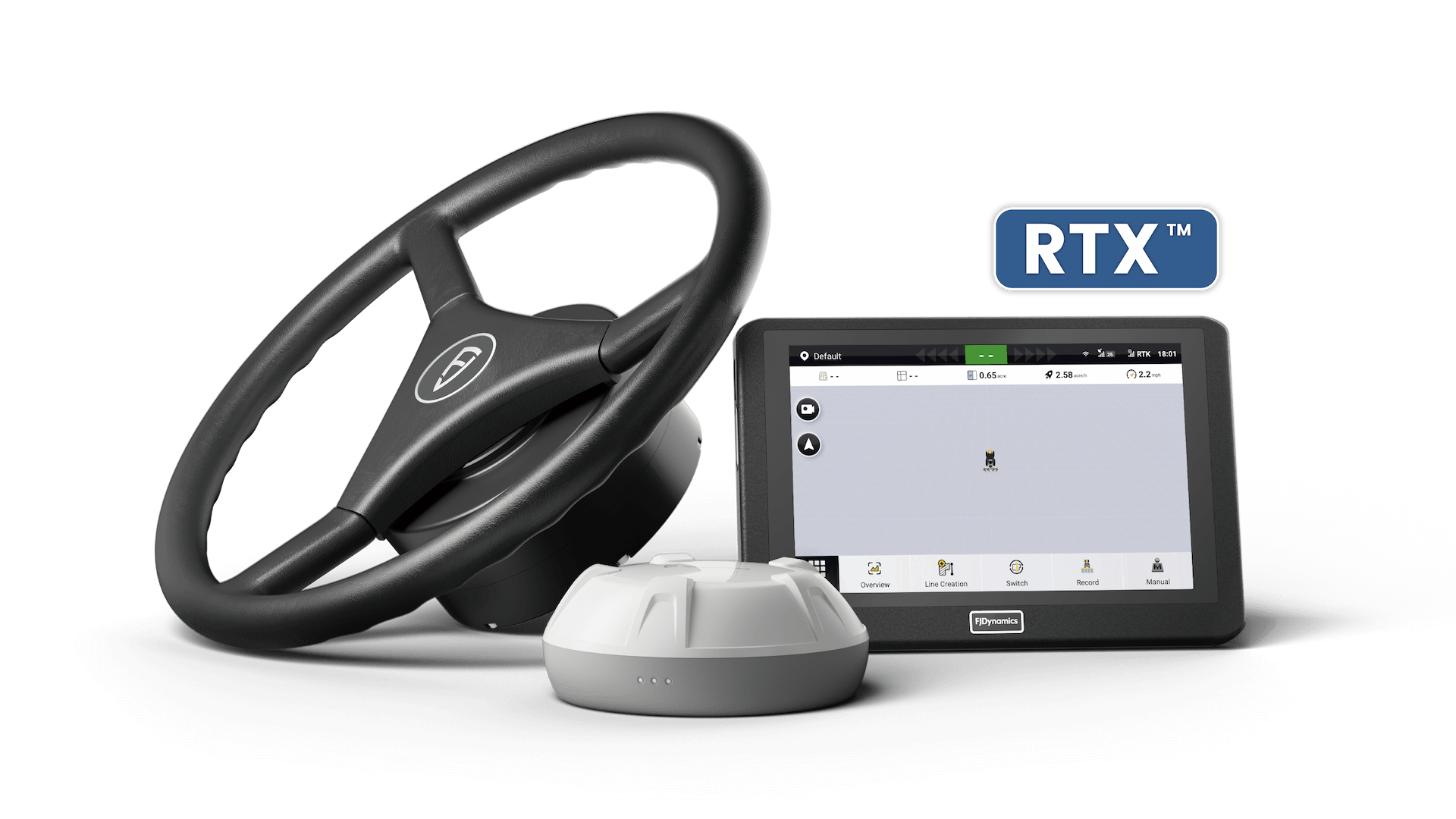 FJD AT2 PRO comes with built-in RTX™ correction services* hardware, offering centimeter-level positioning accuracy via a subscription service. It is available worldwide without the need of a base station or internet connectivity that limits the operating area.