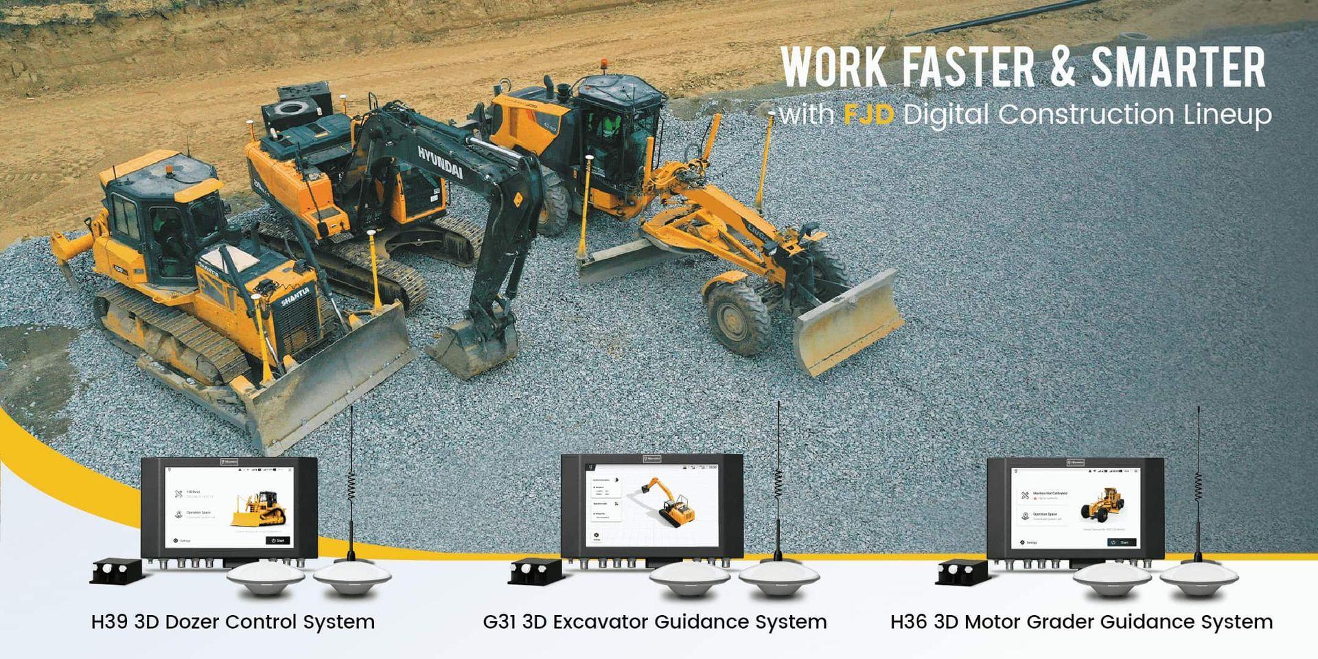 Each digital construction product represents how FJD provides advanced solutions for efficient construction operations, empowering workers to accomplish tasks more quickly and effectively. Leam More