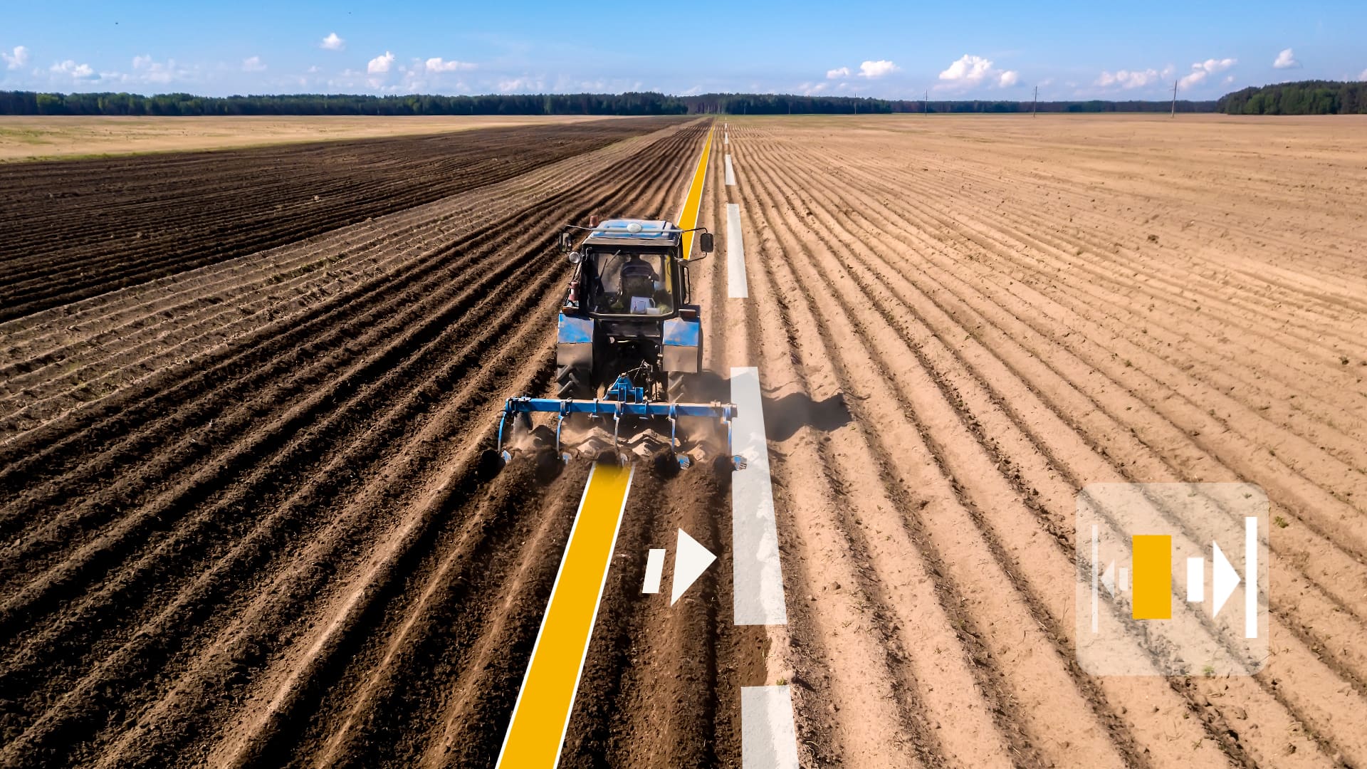 Allow for the adjustment of guidance lines to enhance precision and enables the sharing of these lines between two tractors working in the same field.