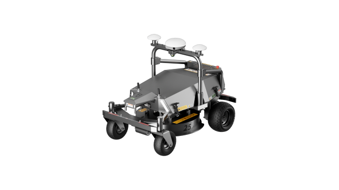 robotic mower, lidar tech, auto recharging, mobile app control, multi-field management, smart route planning, real-time obstacle detection, cm-level accuracy, sports field lawn mower