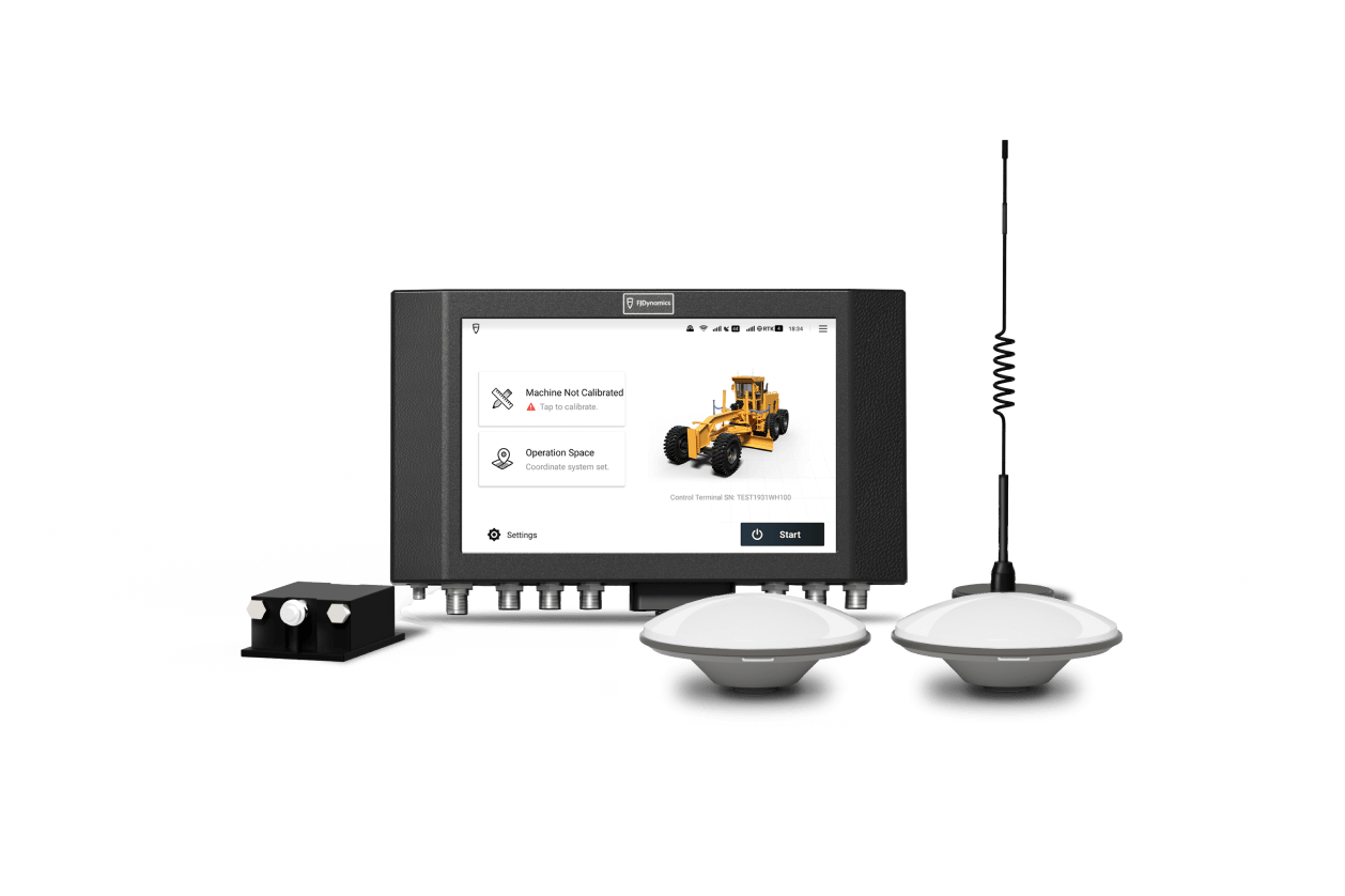 FJD H36 3D Motor Grader Control System