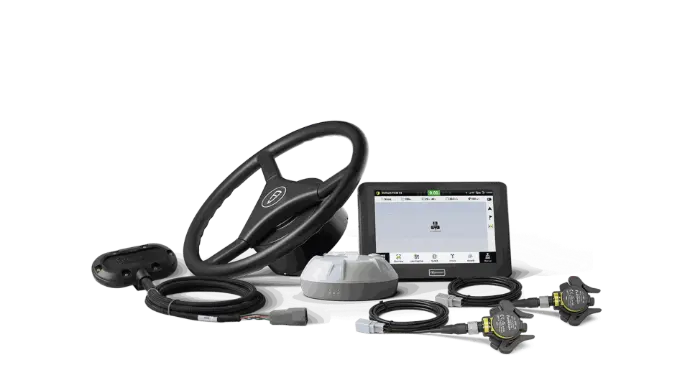 Leveraging the FJD AT2 Auto Steer System, the AYM Yield Monitoring Solution integrates yield monitoring and precision harvesting through real-time yield and moisture sensing technology. By syncing the data to the mobile app and in-cab terminal and interlinking with FieldFusion, the solution allows you to utilize reliable data insights for smart decision-making and precise farm management.